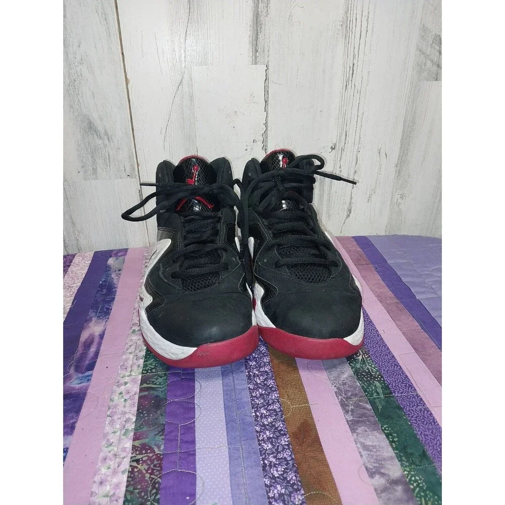 Jordan Alpha 3% Black&Red Men’s Size 13 Basketball High Top Shoes